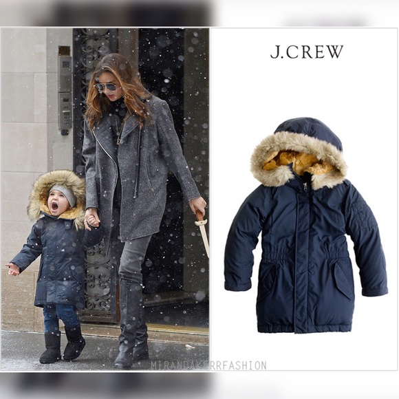 boys fur lined parka
